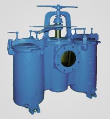 Model 50 Plug Type Duplex Basket Strainer